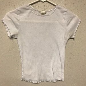 White crop top